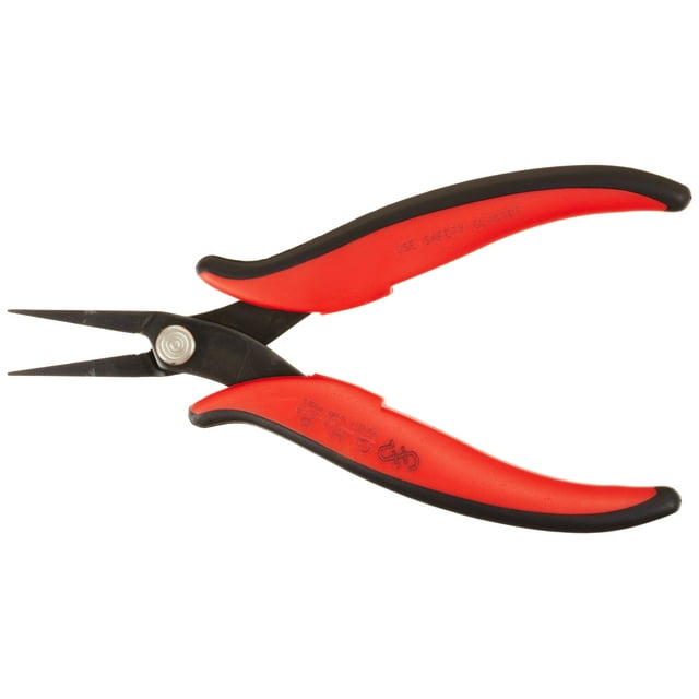 Alicates Hakko CHP PN-2005, punta larga, 32 mm, mordaza dentada