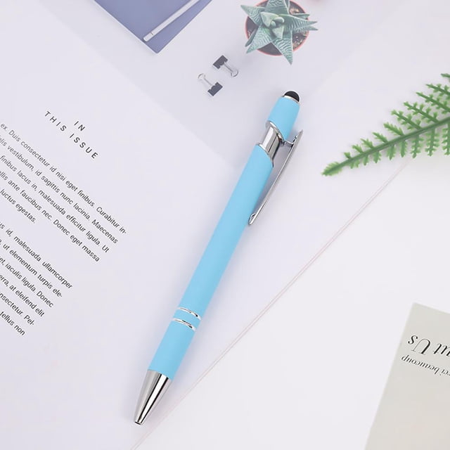 Feltree Aluminum Rod Pen Spray Adhesive Click Pen -use Screen Business Student Writing Pen 5pc 10ml