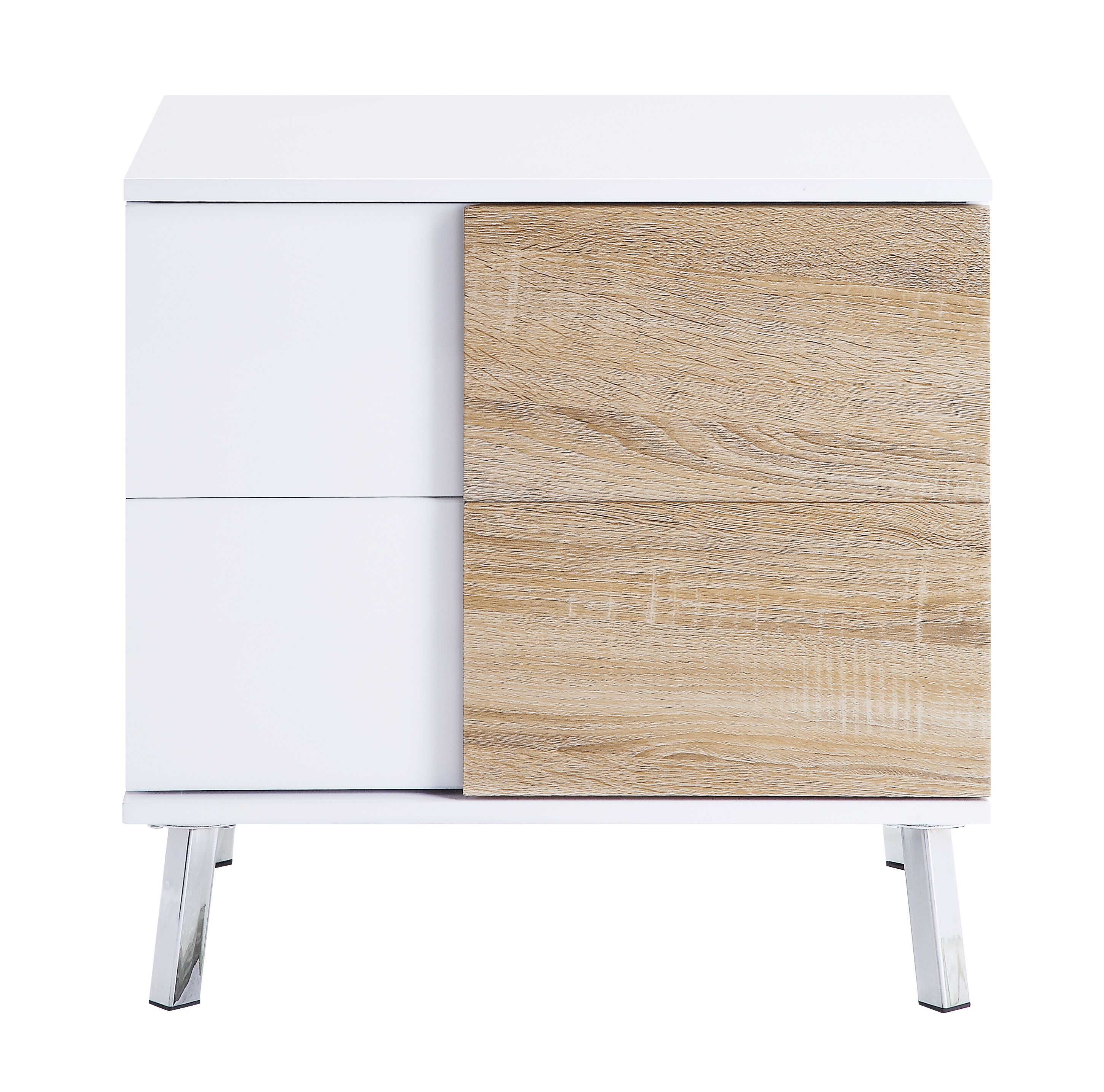 ACME Verux End Table in White High Gloss & - image 3 of 3