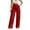 Wine, variant on Goindgs Womens Pants Casual Trousers Suit Straight Leg High Waist Solid Color Loose Business Dressy Pants Summer Outfits 2025 Trendy Black-L