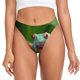 thumbnail image 1 of Balery Red-Eyed Tree Frog Tangas de Algodón para Mujer con Estampado – Ropa Interior Sexy, Transpirable, G-string-Medium, 1 of 6