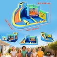 thumbnail image 3 of Qaba Bouncy Castle for Kids with Slide, Pool/Ball Pit for Indoor Outdoor, 3 of 10