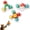 Mix, variant on Cat Suction Cup Spinner Toy Interactive Perch Window Toys for Indoor Cats | Rotating Cat Boxing Toy with Sturdy Base, Suction Cup Companion Sill for Pets Exercise Enrichment(Dinosaur)
