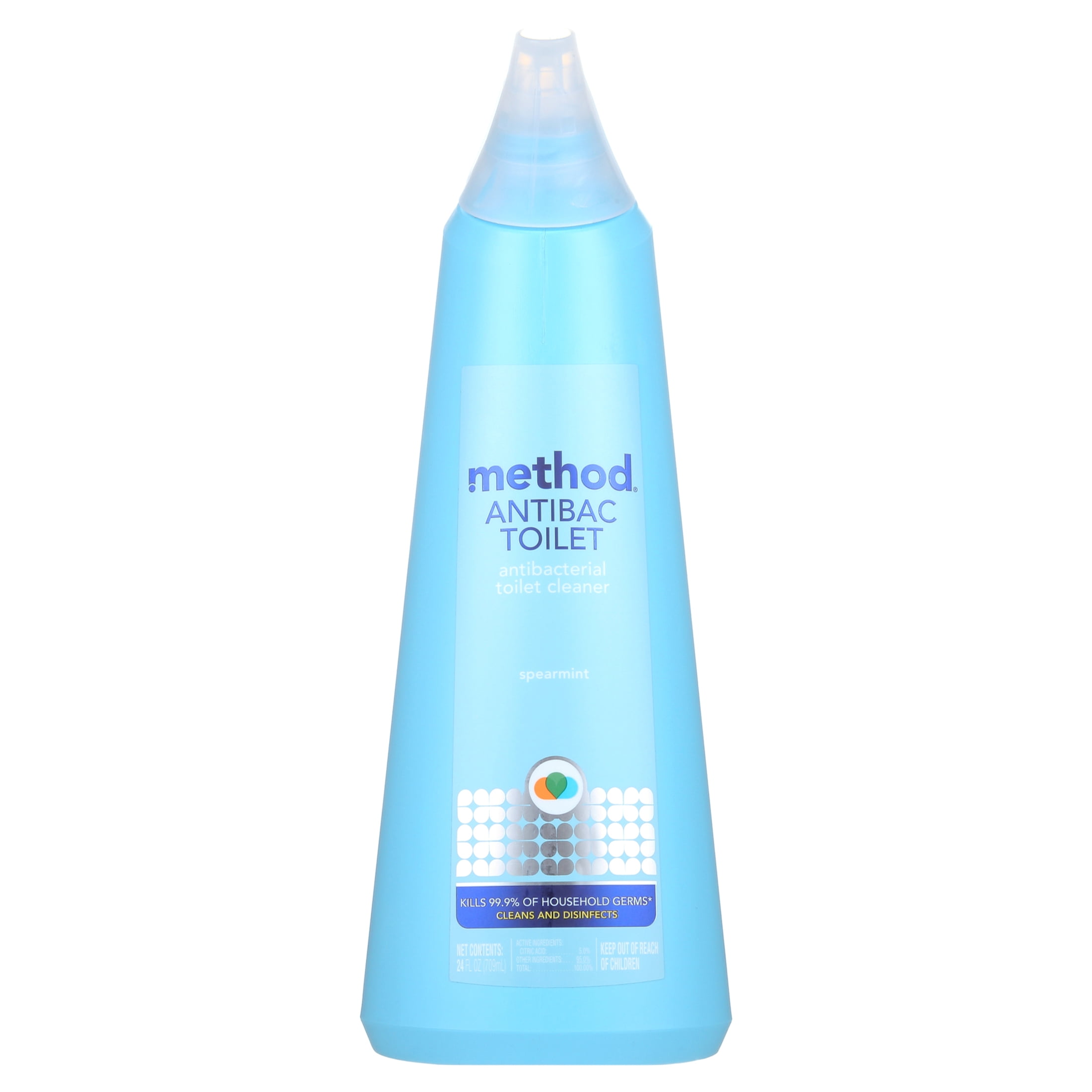 (3 pack) Method Antibacterial Toilet Bowl Cleaner, Spearmint Fragrance, 24 fl oz