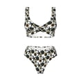 thumbnail image 4 of Rocae Sea ​​Urchin for Bikini Set for Women Two Piece Sexy High Swimsuits Split Crossover Bikini, 4 of 9