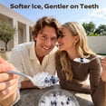 thumbnail image 3 of Goosiay Nugget Countertop Ice Maker, 33 lbs Daily Crushed Pellet Pebble Ice Maker Machine Portable Countertop, Stainless Steel, Silver, 3 of 10