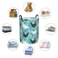 thumbnail image 6 of Daiia lovely Roosters Laundry Hamper With Handles Large Storage Basket/Toy Organizer/Dirty Clothes Collapsible Waterproof For College Dorms, Bedroom,Bathroom, 6 of 8