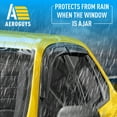 thumbnail image 3 of AEROGUYS Extra Durable Window Deflectors Tape-On Window Visors Rain Guards Fit for Ford Edge 2015-2025, Sun Visors, Wind Vent for Shades, Exterior Car Accessories - 4 pcs. AG0899, 3 of 9