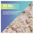 NIKOZQ 20 lb All Natural Shredded Latex Foam New Recycled Fill for