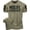 T-Shirt Military Green Branded, variant on Gymish Midlife Crunches Workout Gym Shirt for Men – Funny Motivational Fitness T-Shirt, Athletic Gym Wear, Military Green, Small