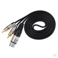 thumbnail image 1 of 2 conectores XLR 3P a 2RCA con divisor de sonido, 1 of 9