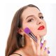 thumbnail image 5 of Juego de 20 brochas para sombras de ojos Sincero brochas sintéticas multifuncionales color morado, 5 of 10