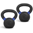 thumbnail image 1 of Kettlebell Yes4All de hierro fundido de 8 kg con mango antideslizante, par, 1 of 7