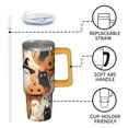 thumbnail image 3 of 30oz Halloween Tumbler with Handle – Spooky Skeleton Bat Drinkware with Lid and Straw – Creepy Theme Travel Cup – Trick or Treat Gifts, 3 of 5