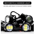 thumbnail image 3 of Par Faros Foco Led Ojo Aguila Blanco Fijo Estrobo Moto Auto, 3 of 8