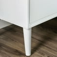 thumbnail image 6 of Furniture of America Belkor Mid-Century Modern Wood 2-Drawer Nightstand in White, 6 of 11