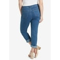 thumbnail image 2 of Roaman's Women's Plus Size Classic Stretch Boyfriend Jean, 2 of 5