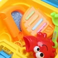 thumbnail image 4 of Kids Sand Table Beach Sand and Water Table for Kids Sandbox Activity Table Sensory Table Beach Toys, 4 of 9