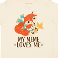 thumbnail image 4 of Inktastic Meme Loves Me Gift Fox Boys or Girls Toddler T-Shirt, 4 of 5