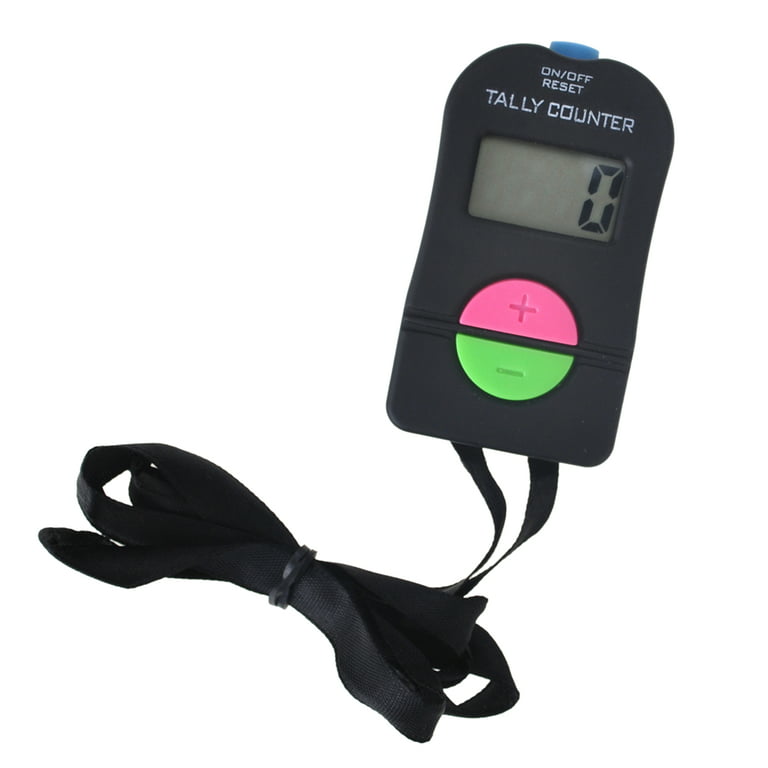 GOGO ABS Handheld Tally Counter, 4 Digit Display Clicker, for Sport Events  Coach School
