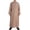 Khaki, variant on Bcfgryg Men's Long Sleeve Robe Button Down Clothing Beige
