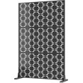 thumbnail image 1 of YUSAZENS 47x72 Inch Galvanized Steel Garden Screen Panel Square Pattern Metal Privacy Fence for Outdoor Yard Patio Landscape Decoration, 1 of 8