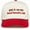 Best Friend - Put It on My Tab (Beige/Red), variant on Funky Junque Trucker Hat – Vintage Snapback Baseball Cap with Embroidered Design - Father (Upside Down) - Navy/Beige