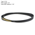thumbnail image 2 of A114 V-Belts 114" Mid-Perimeter, A-Section Rubber Drive Belt, 2 of 5