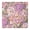 White-652, variant on Square Tablecloth with Bright Colorful Floral Botanical Design, Waterproof Wipeable Elastic Vinyl Cover for Dining and Camping