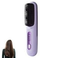 thumbnail image 1 of MUMQAQ Numoya Portable Straightener Brush - GoBrush PRO, Go Brush Pro Numoya Styling Brush Numoya Straightener Rechargeable Cordless Mini Hair Straightener Comb, 1 of 8