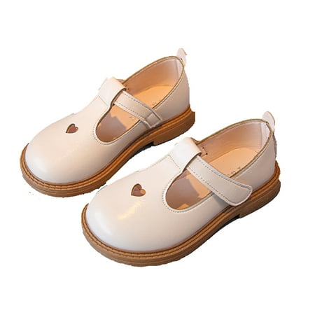 Ytdscs Toddler Dress Shoes Flower Girls Princess Shoes for Little/Big Kids Performance Shoes Soft Bottom Spring Fall Girls Leather Shoes