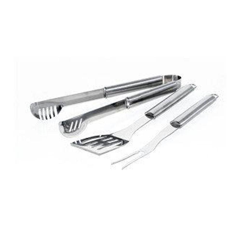 BBQ Grill Mics Accessories Utensil Set 3 Pc Stainless Steel Handles MHP