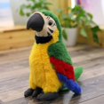 thumbnail image 1 of Simulation Macaw King Kong Parrot Plush Doll Machine Bird Toy Gifts green, 1 of 6