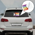 thumbnail image 3 of LGBTQ Pride Sticker,Every One is Welcome Here Pride Sticker, LGBT Friendly Car Window Stickers,Progress Pride Rainbow Heart Flag Stickers, 3 of 8