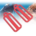 thumbnail image 4 of Diving Slide Fixing Buckle Stoppers, Lightweight Aluminium Alloy Retainers for Easy Length Adjusting, for Various  Diving Gear, 4 of 7