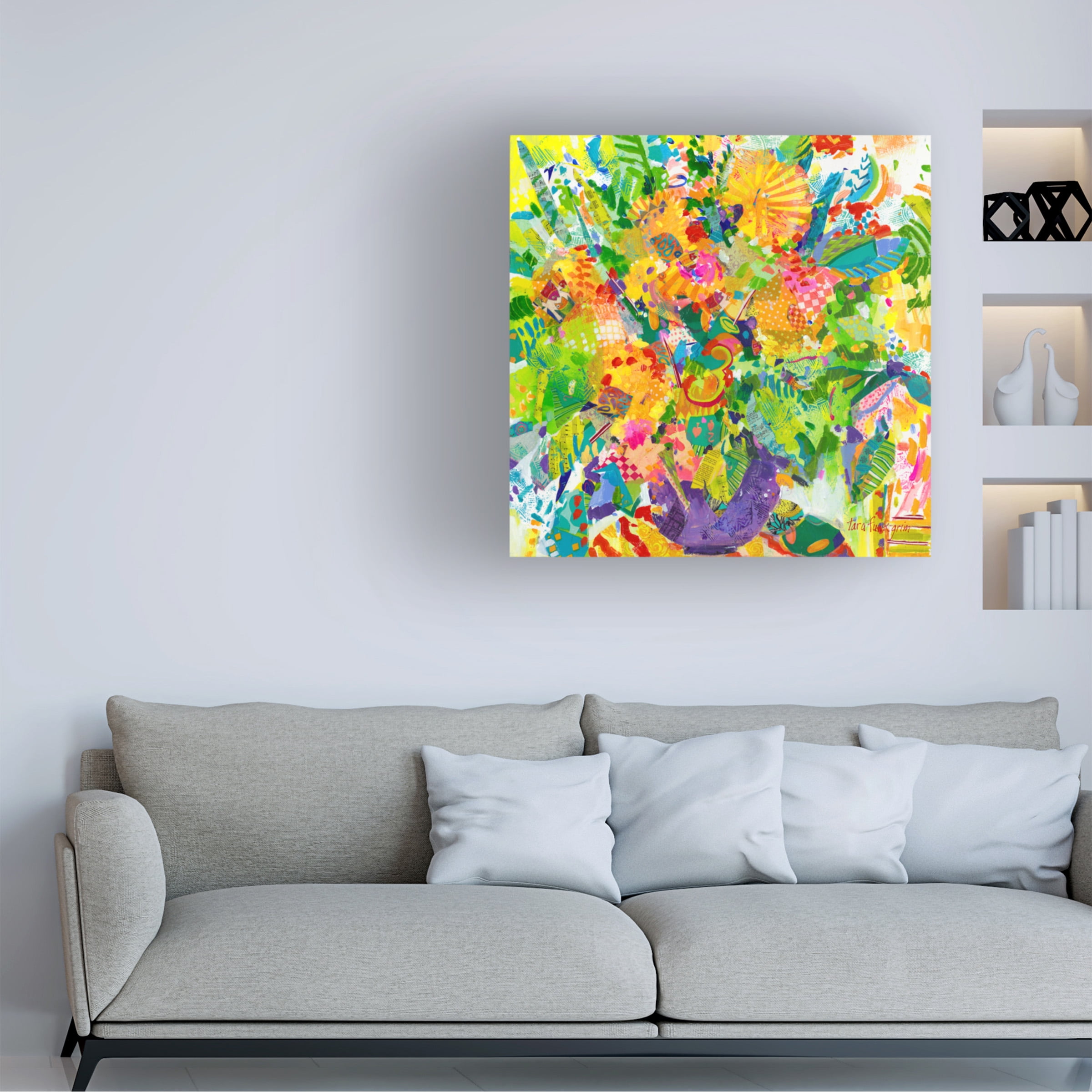 Tara Funk Grim 'Tutti Frutti I' Canvas Art