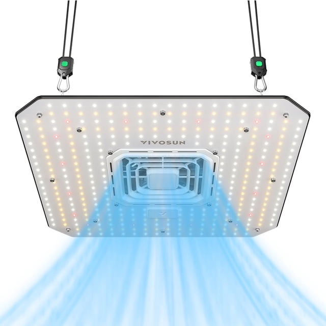 Luz LED de Cultivo VIVOSUN AeroLight A100SE 100W con Ventilador 2x2/3x3