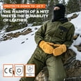thumbnail image 5 of RefrigiWear Insulated Leather Mitt - Durable, Warm Hand Protection for Extreme Cold, 5 of 7