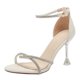 thumbnail image 1 of Sandalias de tacón fino con diamantes de imitación para mujer, zapatos sexys con punta abierta y tacón alto, estilo coreano, novedad de verano 2024, 37, 1 of 5