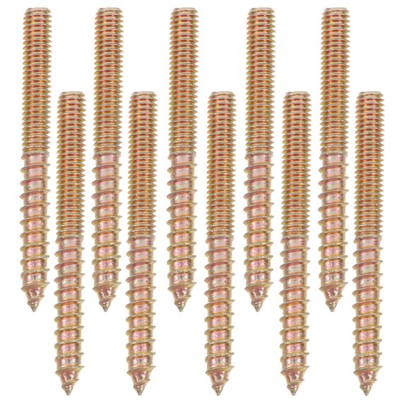 Double Ended Self Tapping Steel Screws Machine Screw Furniture Bolt Double Head Screw Shed Shelf Bolt 2pcs