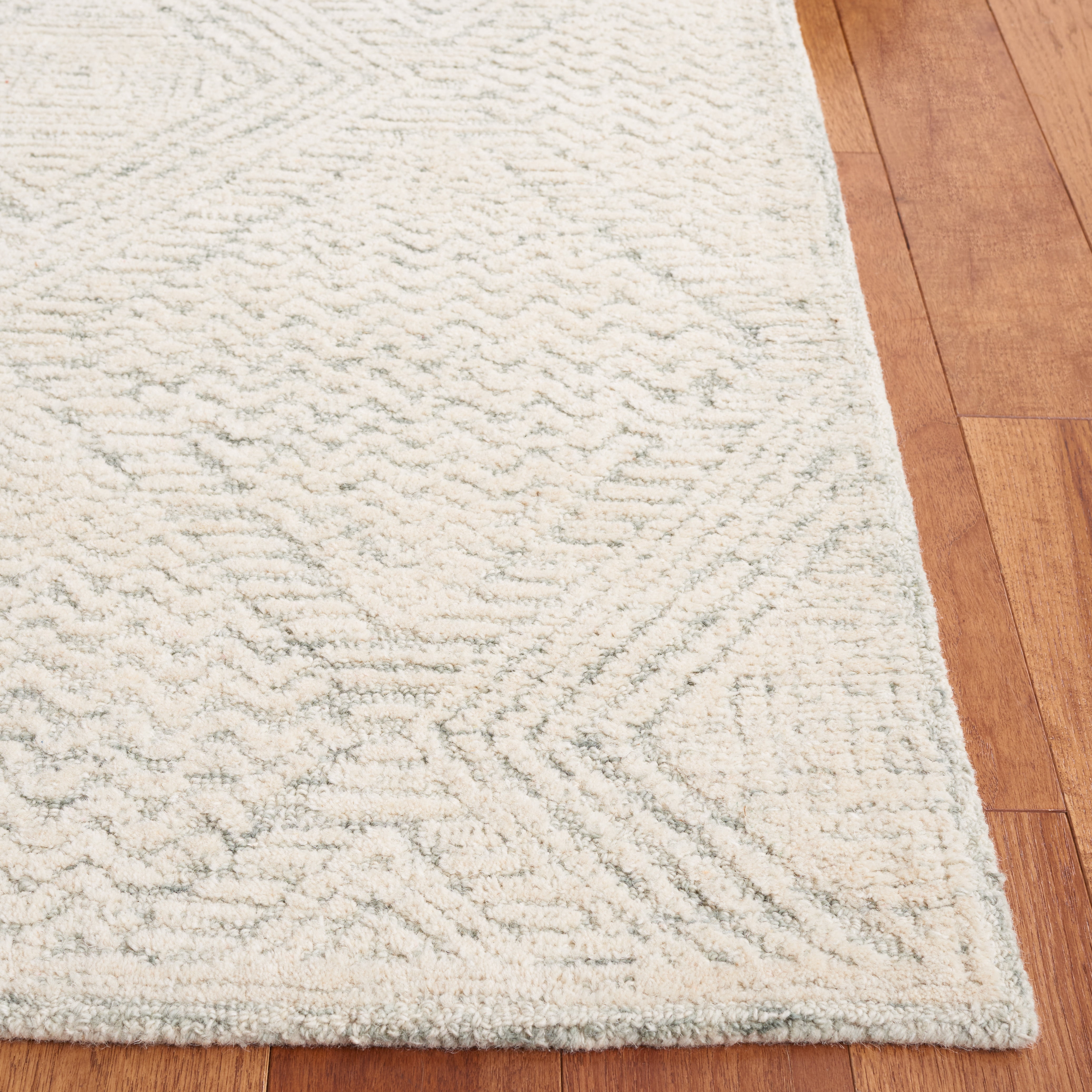 SAFAVIEH Textural Devona Geometric Area Rug, Grey/Ivory, 8' x 10'