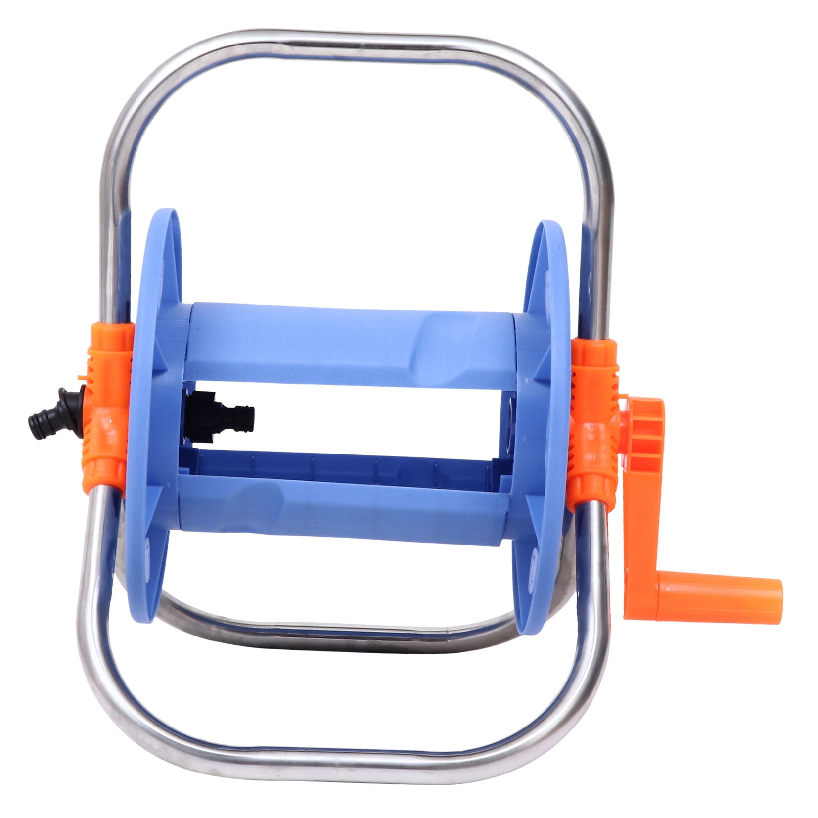 FOLOYORI Blue Garden Hose Reel for Hose Organizing with Handle and Durable Buckle Design