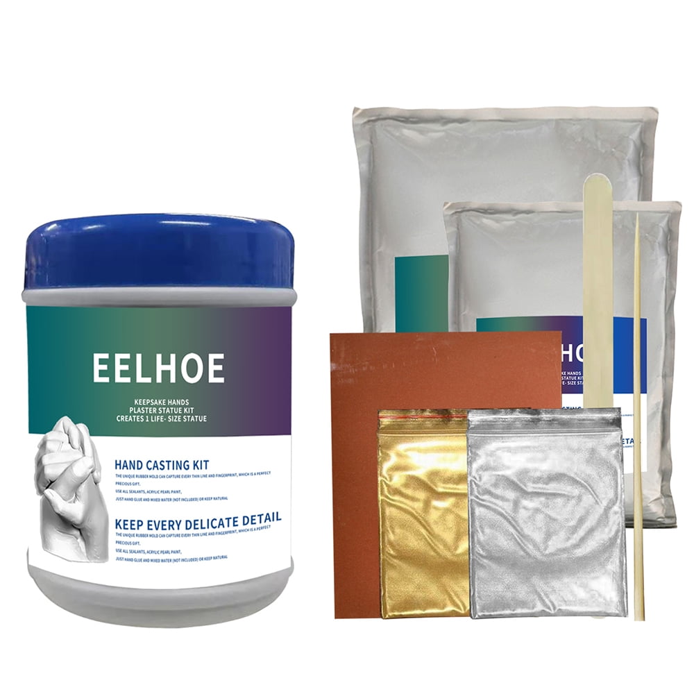 Relax love Hand Casting Kit Plaster Hand Mold Kit DIY Gift for Couples