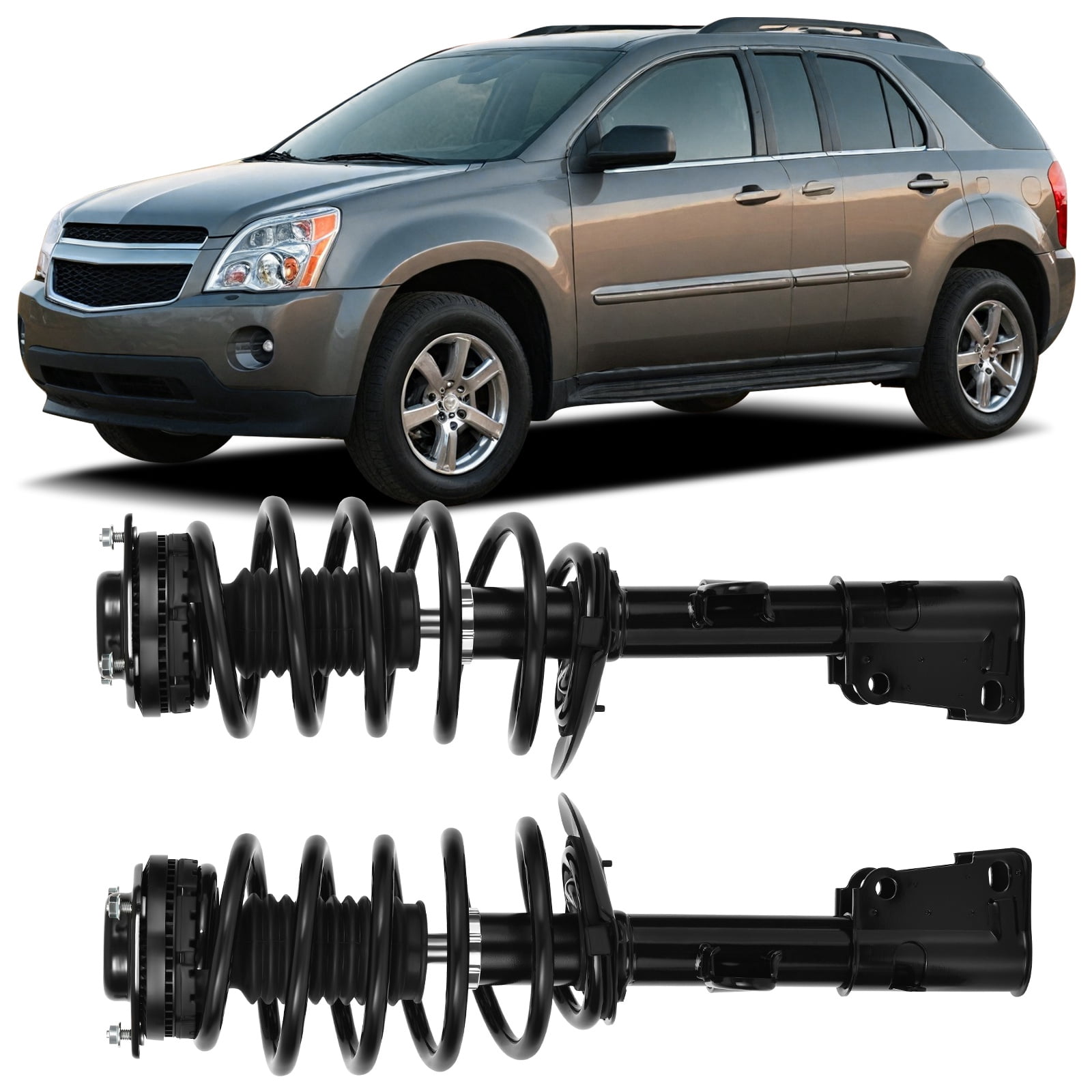 LEDKINGDOMUS Front Complete Strut Assembly with Coil Spring for 2011-2016 Chrysler Town & Country 2011-2020 Dodge Grand Caravan 2011-2014 VW Routan Quick Strut Replacement 471128L 471128R