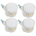 thumbnail image 6 of Pretyzoom White Office Chair Caster Wheels 4-Pack for Indoor Use, Replacement Wheels for General Office Chairs, 6 of 8