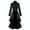 Black, variant on Hvyesh Renaissance Gothic Tailcoat Halloween Costumes for Women Men Medieval Steampunk Corset Victorian Tailcoat Jacket