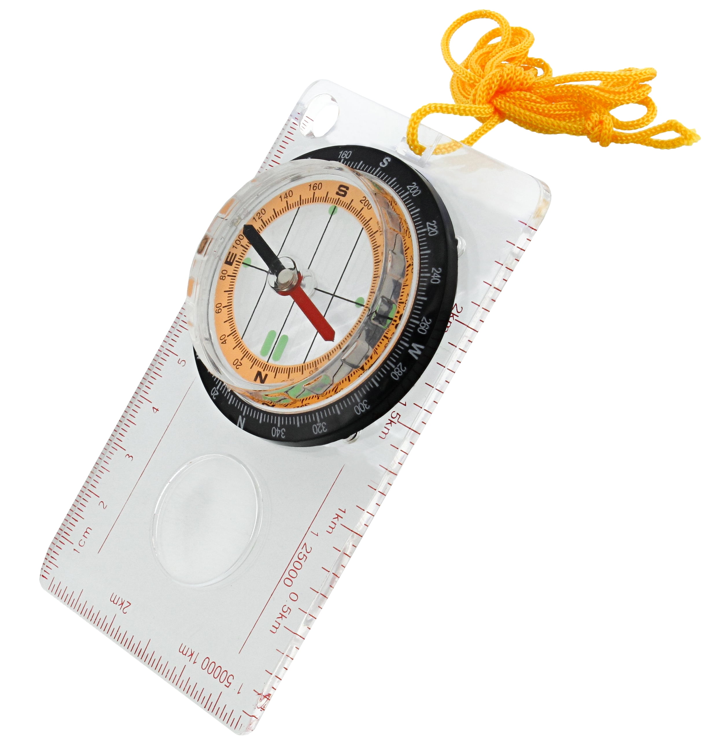 Portable Mini Thumb Compass w/ Map Scale for Hunting Orienteering Hiking UK 