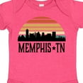 thumbnail image 4 of Inktastic Memphis Tennessee Skyline Retro Sunset Boys or Girls Baby Bodysuit, 4 of 5