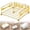 B, variant on Weighted Arm Metal Napkin Caddy, Countertop Luncheon Napkin Holder for Kitchen Dining Table Indoor & Outdoor