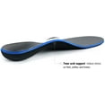 thumbnail image 4 of WalkHero Adult Unisex Arch Support Insoles Plantar Faciitis Orthotics Inserts Relieve Flat Feet High Arch Foot Pain Insoles, 4 of 8